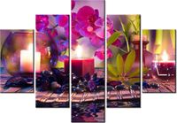 105CM 150CM ZEGAR 5 ELEM STYLOWA KOMPOZYCJA DRUK OBRAZ