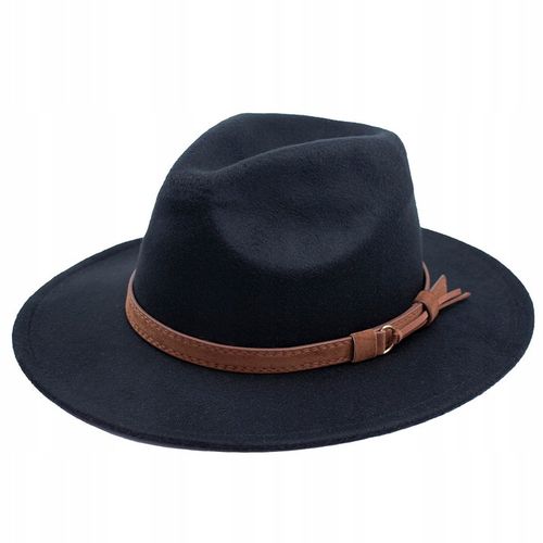 KAPELUSZ PANAMA fedora elegancki filcowy na Arena.pl