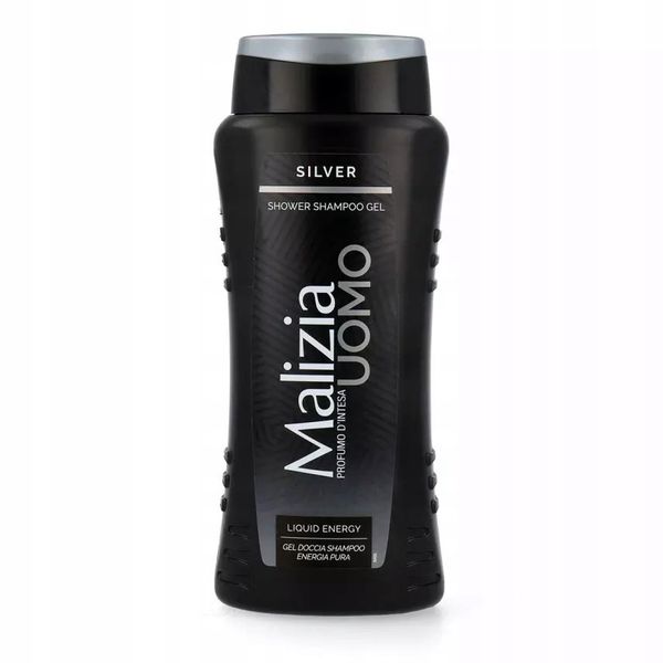 Malizia Men Żel Pod Prysznic Silver 2W1 250 Ml zdjęcie 4
