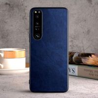 Etui AIORIA Vintage LEATHER do Sony Xperia 1 III niebieski