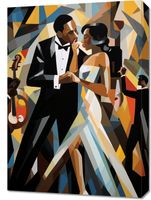 Obraz 50x70cm Jazzowa Wieczorna Harmonia