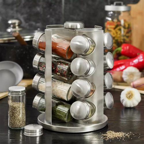 stojak na przyprawy 16 pojemników kinghoff kh-4006 na Arena.pl