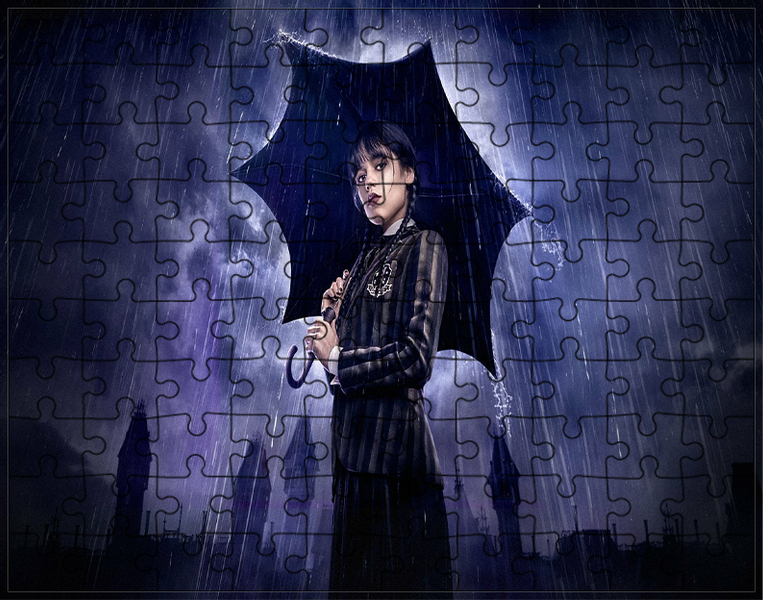 Puzzle Wednesday Addams zdjęcie 1