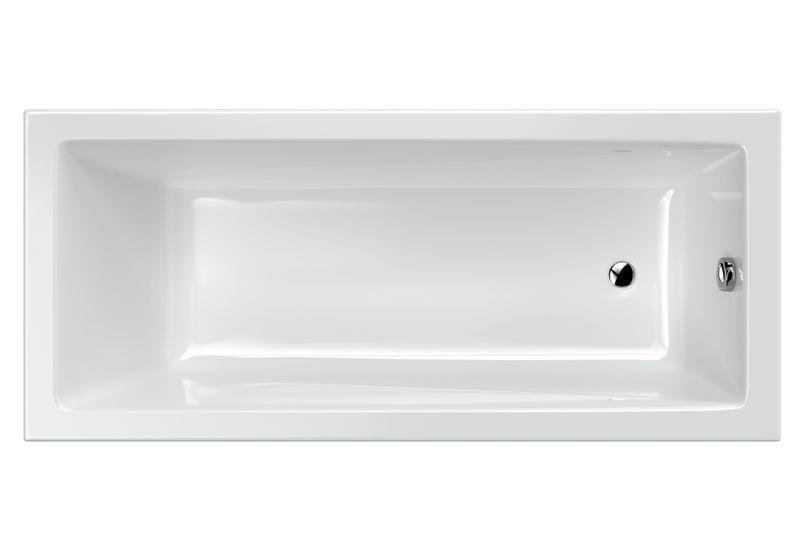 Wanna prostokątna Polska akrylowa 130x70 cm +nogi zdjęcie 1