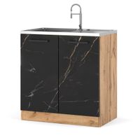 Szafka Kuchenna Stojąca Modułowa Pod Zlew 80cm Blande Wotan San Sebastian