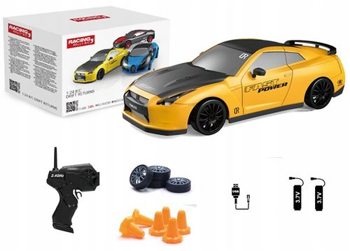 SAMOCHÓD DO DRIFTU NA PILOTA AUTO RC ZDALNIE STEROWANE 4x4 AKUMULATOR X 2 na Arena.pl