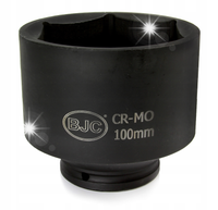 Nasadka udarowa CALOWA sześciokątna na klucz 100mm 1" CAL CR-MO BJC