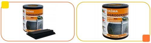 TAŚMA OGRODZENIOWA OSŁONA NA OGRODZENIE PŁOT +UV 24KLIPSY 19cmx35m na Arena.pl