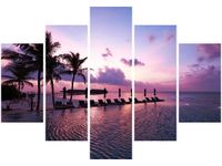 OBRAZ MAGICZNY ZACHÓD SŁOŃCA MALEDIWACH