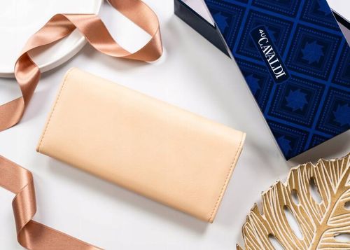 elegancki, duży portfel damski ze skóry ekologicznej - 4u cavaldi na Arena.pl