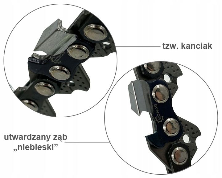 ŁAŃCUCH KONAR 325 1,5mm 64 ogniwa WZMACNIANY zdjęcie 3
