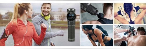 PISTOLET DO MASAŻU MOCNY MASAŻER MASSAGE GUN ALPHA na Arena.pl