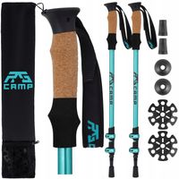 KIJE TREKKINGOWE składane kijki nordic walking do chodzenia w góry RG