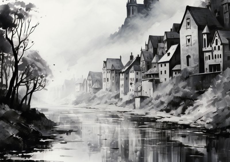 Plakat 84,1x59,4cm Mglisty Refleks zdjęcie 1