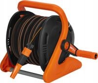 STOJAK Z WĘŻEM OGRODOWYM 20M+2M 1/2" PVC SOLIDNY