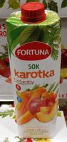 Fortuna Karotka Marchew/Jabłko/Brzoskwinia 1l