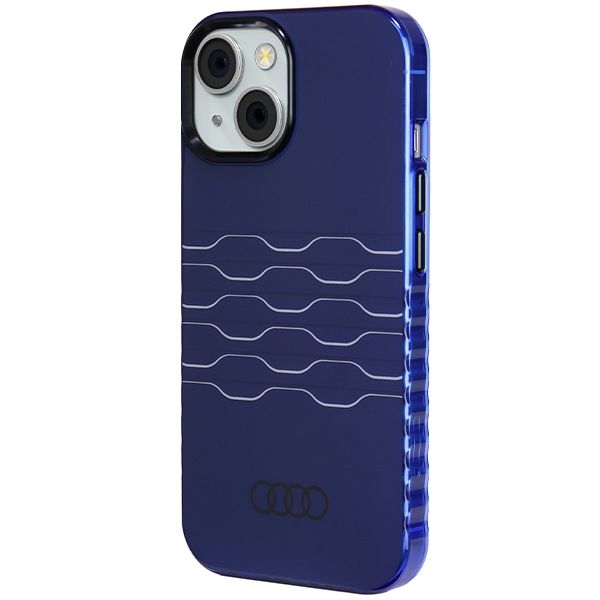 Etui Audi do iPhone 15, iPhone 14, iPhone 13, Niebieski, MagSafe zdjęcie 2