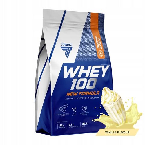NOWE PYSZNE BIAŁKO WPC Trec Whey 100 700g SERWATKOWE PROTEINY NA MASĘ SIŁĘ na Arena.pl
