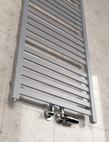 GRZEJNIK ŁAZIENKOWY PRIME-MID 1350/430 SREBRNY na Arena.pl