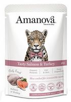 Amanova Cat Tasty Salmon & Turkey - Łosoś I Indyk Saszetka 85G [P11]