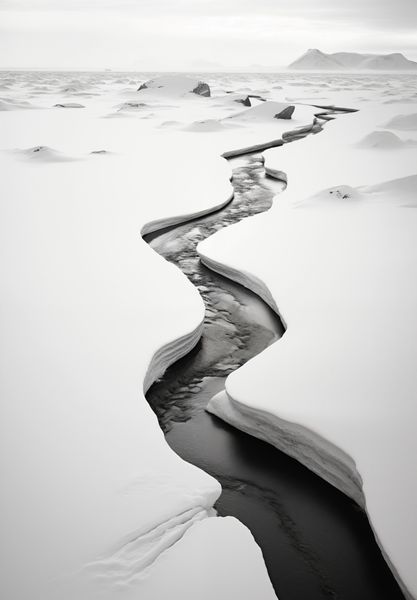 Plakat 68x98cm Szczeliny Mrozu zdjęcie 1