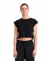Koszulka damska top bawełniany sportowy okrągły dekolt Arena Crop Top r.S