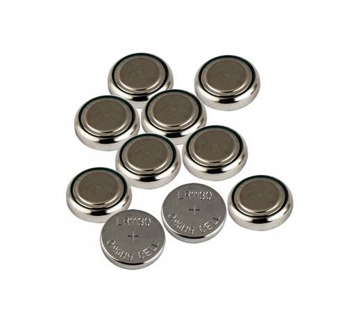 60X BATERIE ALKALICZNE AG10 LR54 LR1130 BATERIA ZEGARKOWA GUZIKOWE na Arena.pl