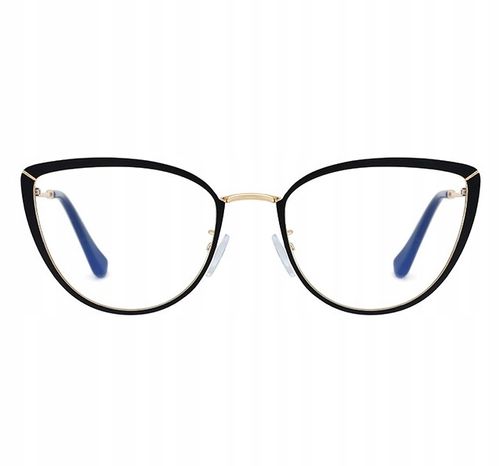 Damskie OKULARY ZERÓWKI Z FILTREM BLUE LIGHT DO KOMPUTERA Oprawki OCHRONNE na Arena.pl