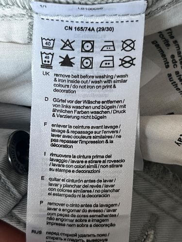 edc Spodnie Męskie Wygodne Stylowe Jeansowe Dżinsowe Białe 29/30 na Arena.pl