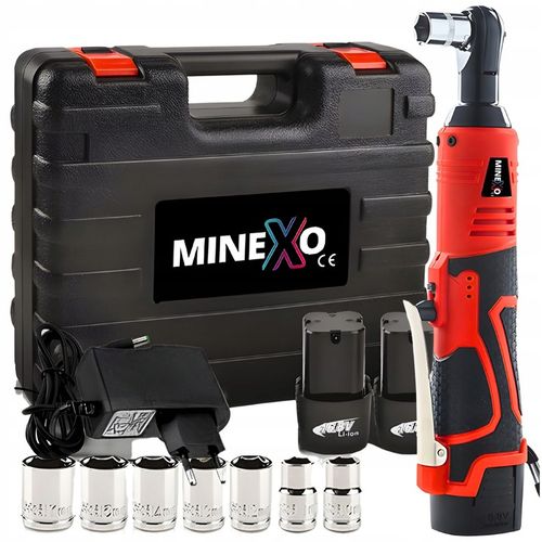 KLUCZ UDAROWY AKUMULATOROWY GRZECHOTKA 16,8V + 2x BATERIA + 7 NASADEK 3/8 na Arena.pl