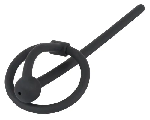 you2toys dylator z kulką i pierścieniem, silikonowy, czarny, 12 cm na Arena.pl