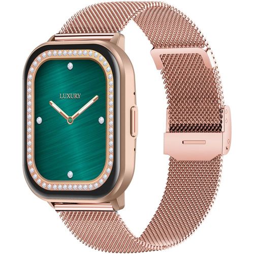 smartwatch gravity różowy pasek + bransoleta gt43-4 na Arena.pl