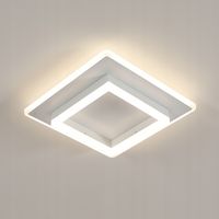 Lampa Sufitowa Plafon LED Kwadratowy Biały Natynkowy Nowoczesny 4500K 30W