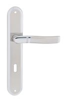 KLAMKA DRZWIOWA PLEJADA 72MM KLUCZ KOLOR CHROM