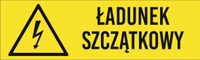 Tabliczka Ładunek szczątkowy grawer piktogram 20x6 cm duży wybór