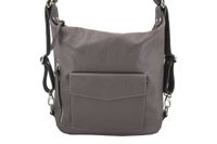 Torebka - plecak skórzany Barberini's - Szara