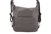 Torebka - plecak skórzany Barberini's - Szara