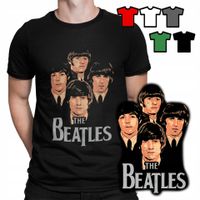 KOSZULKA T-SHIRT MĘSKI WZORY WYBÓR - THE BEATLES ROCK METAL MUZYKA - XS