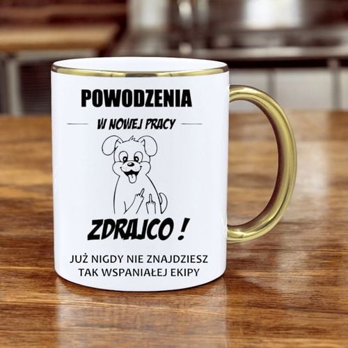 KUBEK PREMIUM NA POŻEGNANIE KOLEŻANKI KOLEGI Z PRACY ŚMIESZNY PREZENT na Arena.pl