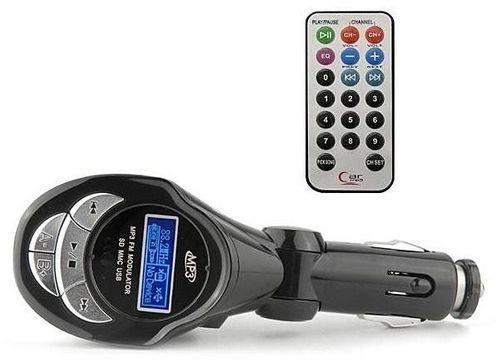 TRANSMITER FM LCD SD MMC MP3 WMA USB PILOT na Arena.pl