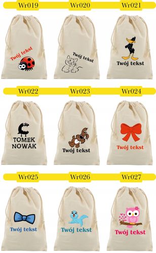 Worek imienny na buty świąteczny dla dziewczynki na Arena.pl