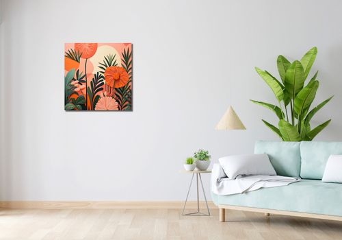 Obraz 60x60cm Koralowy Ogród na Arena.pl