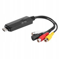 KONWERTER RCA DO HDMI ADAPTER AV CINCH MODEL FOR TV VCR DVD