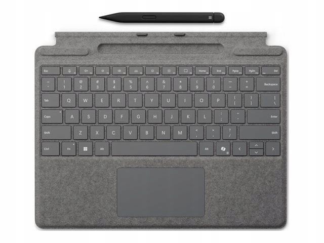 MS Surface Pro8/9 TC + Pen Bnundle with Copilot button Platinium Eng Intl zdjęcie 1