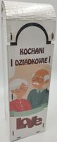 skrzynka na wino drewniana kochani dziadkowie love nr06