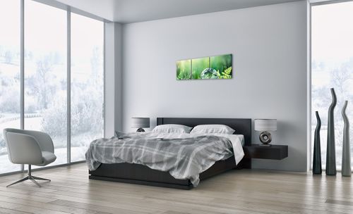 Obraz Na Płótnie - Globus Paproć - 90X30 Cm - Ca90X30-4041 na Arena.pl