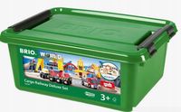 BRIO CARGO 33097 DELUXE SET POCIĄG NA BATERIE KLOCKI DO ZABAWY ZABAWKA