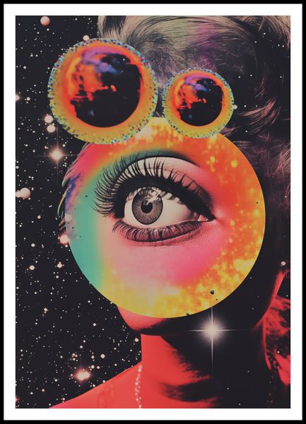 Plakat 70x100cm Oko w Kosmosie zdjęcie 3