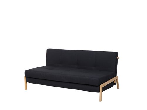 Sofa rozkładana czarna EDLAND na Arena.pl