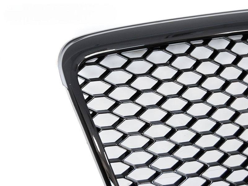 GRILL AUDI A6 C6 4F od 2009 do 2011 RS-LLOK GLOSS BLACK zdjęcie 4
